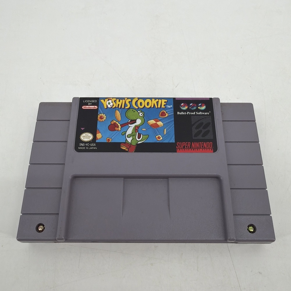 Yoshi's Cookie (Super Nintendo Entertainment System, 1993) Cartridge Only